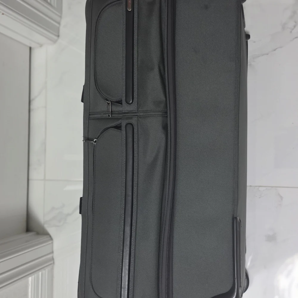 Tumi Alpha Large two-wheel Charcoal Grey Split Rolling Duffle 22041GY0P
